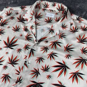 Family First Milano Men's Size 3XL XXXL Marijuana Cannabis Shirt - Made In Italy